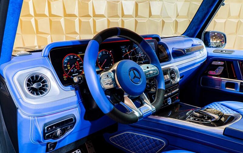 Nội thất xanh độc đáo của Mercedes G63