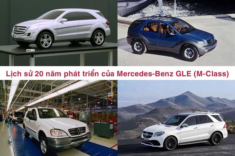 Mercedes GLE trải qua 4 thế hệ với nhiều sự thay đổi đáng giá