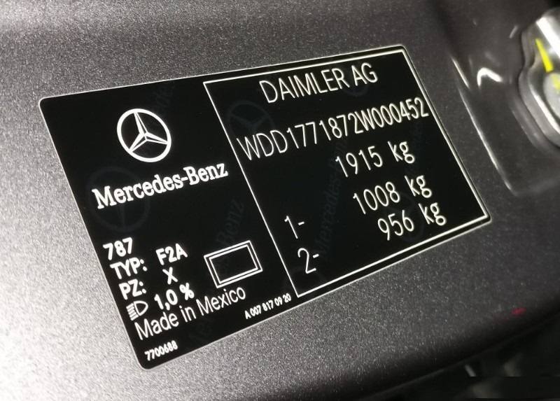 Số khung số máy xe Mercedes mang nhiều ý nghĩa
