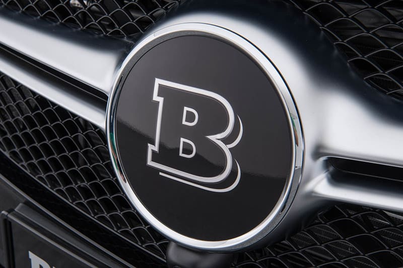 Logo Mercedes được thay thế bằng bộ logo chữ B đặc trưng của Brabus